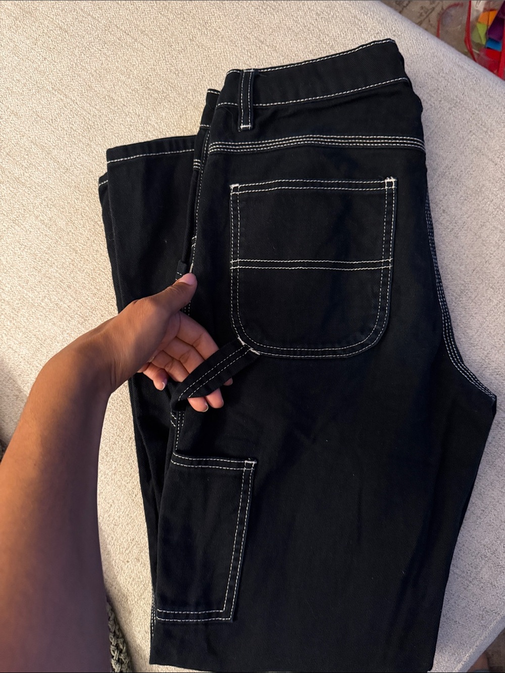 Dickies Straight Leg Utility Jean - Contrast Stitching - Picture 2 of 6